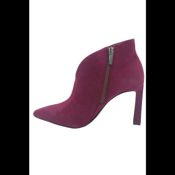 Vince Camuto Pointy Toe Heeled Booties Sestrinda Ribbon Red - Medium - Picture 3 of 5